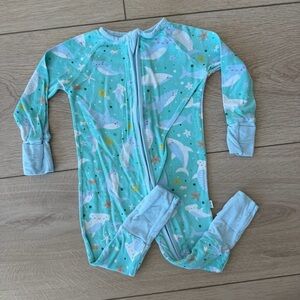 Little Sleepies Shark Soirée Zippy, 3-6M